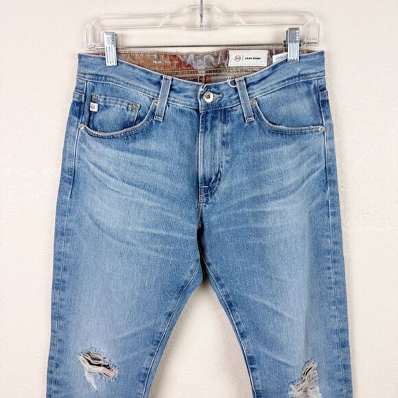 Ag Tellis Mens Jeans Distressed Denim Size 29X34 New - Picture 2 of 6